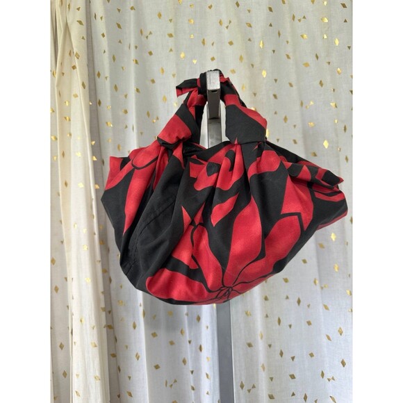 Unbranded Handcrafted Handmade Custom Hawaiian Print Tie Strap Mini Hobo Bag - Picture 2 of 4